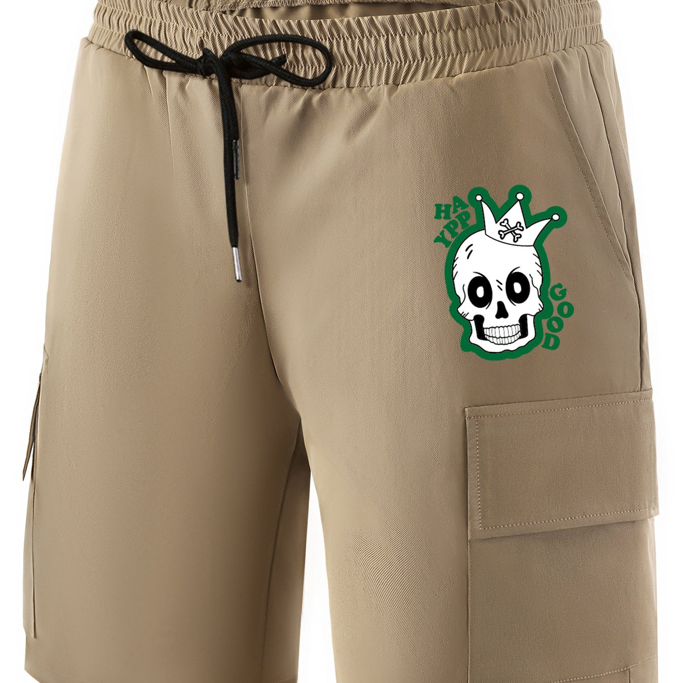 Men's Printed Cargo Shorts for Summer Activities