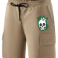 Men's Printed Cargo Shorts for Summer Activities