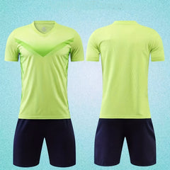 2pcs Kid's Football Jersey & Shorts Set for Soccer Training