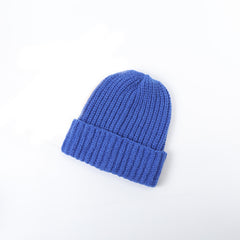Hand Knit Wool Hat Mens Size XL Watch Cap Beanie