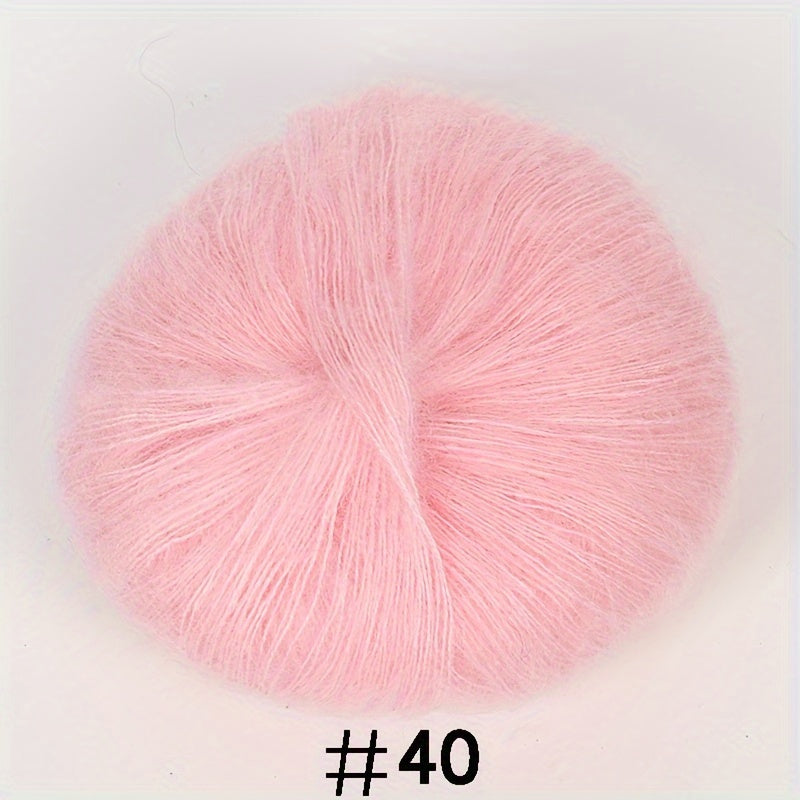 Soft Mohair Yarn for DIY Crocheting and Knitting