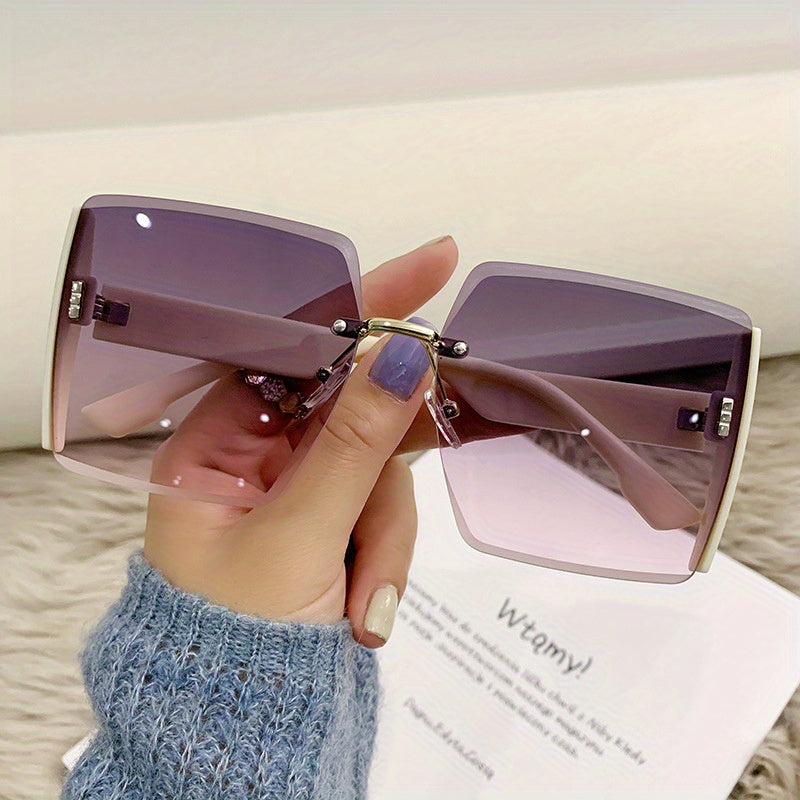 Square Sunglasses Casual Gradient Glasses UV400