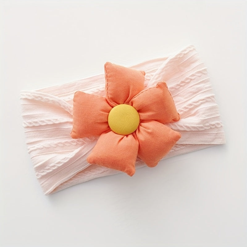 Soft Flower Headband for Baby Girls