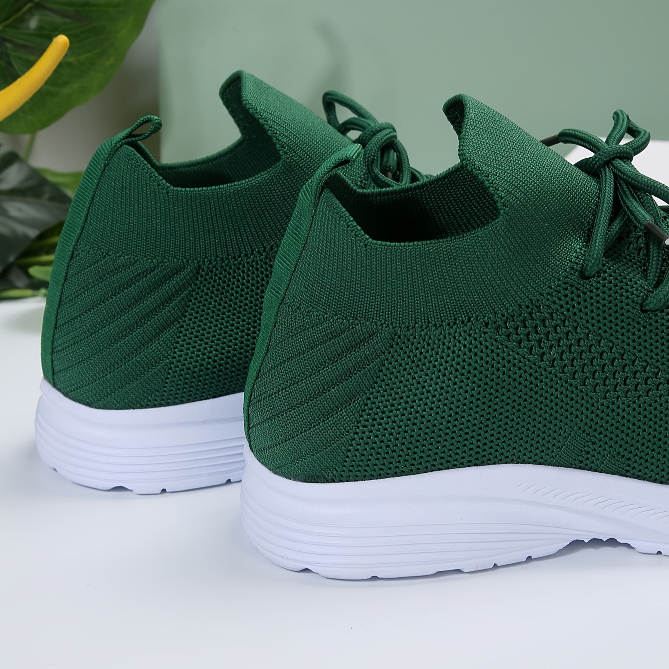 Women's Thick Sole Road Running Shoes Breathable Comfortable Outdoor Sneakers