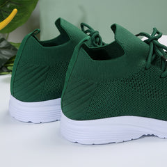 Women's Thick Sole Road Running Shoes Breathable Comfortable Outdoor Sneakers