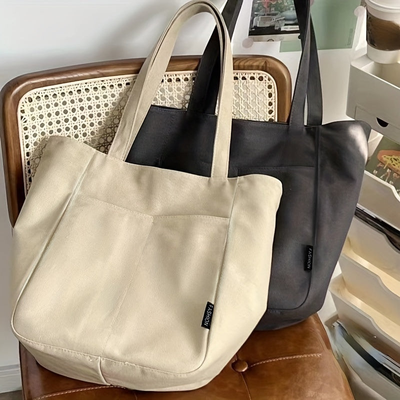 Women's Casual Canvas Large Capacity Tote Bag