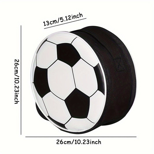 Football Pattern Insulation Bag Portable Reusable Lunch Bags