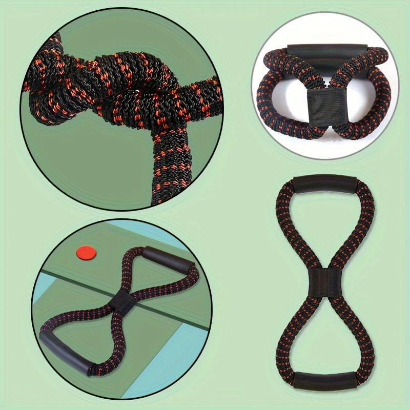 Yoga Stretching Rope Fabric Fitness Resistance Tension Rope