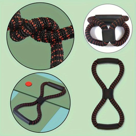 Yoga Stretching Rope Fabric Fitness Resistance Tension Rope
