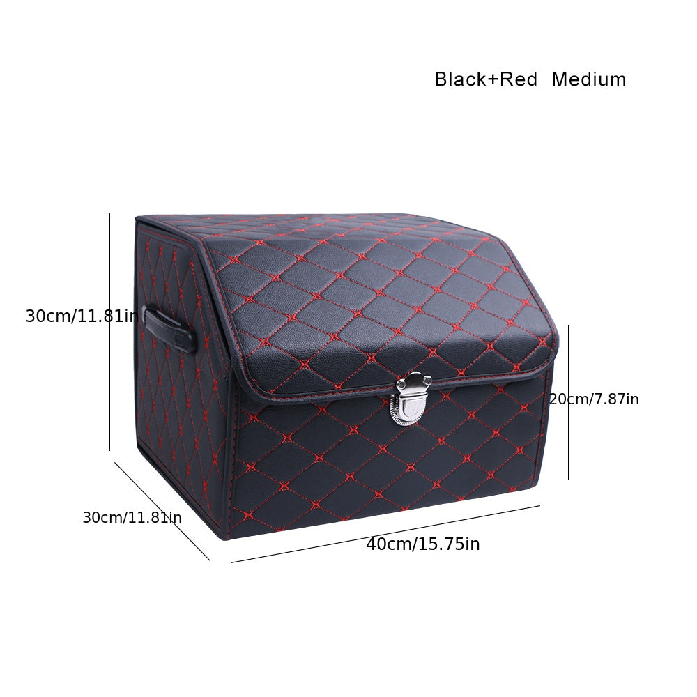 Folding Shoe Storage Box Car Trunk Bag Organizer
