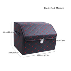 Folding Shoe Storage Box Car Trunk Bag Organizer