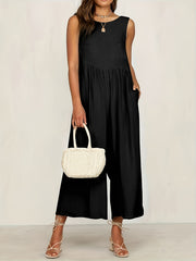 Sexy Backless Wide Leg Jumpsuit for Women