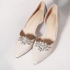 Rhinestone Crystal Shoe Clips Wedding Party Charms Buckle Decoration 1pair