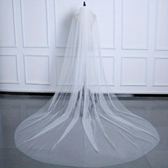 Bridal Wedding Veil Long Slip Veil Headdress Wedding Accessories