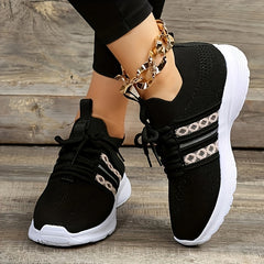 Women's Mesh Breathable Running Shoes - Comfortable Sports Shoes