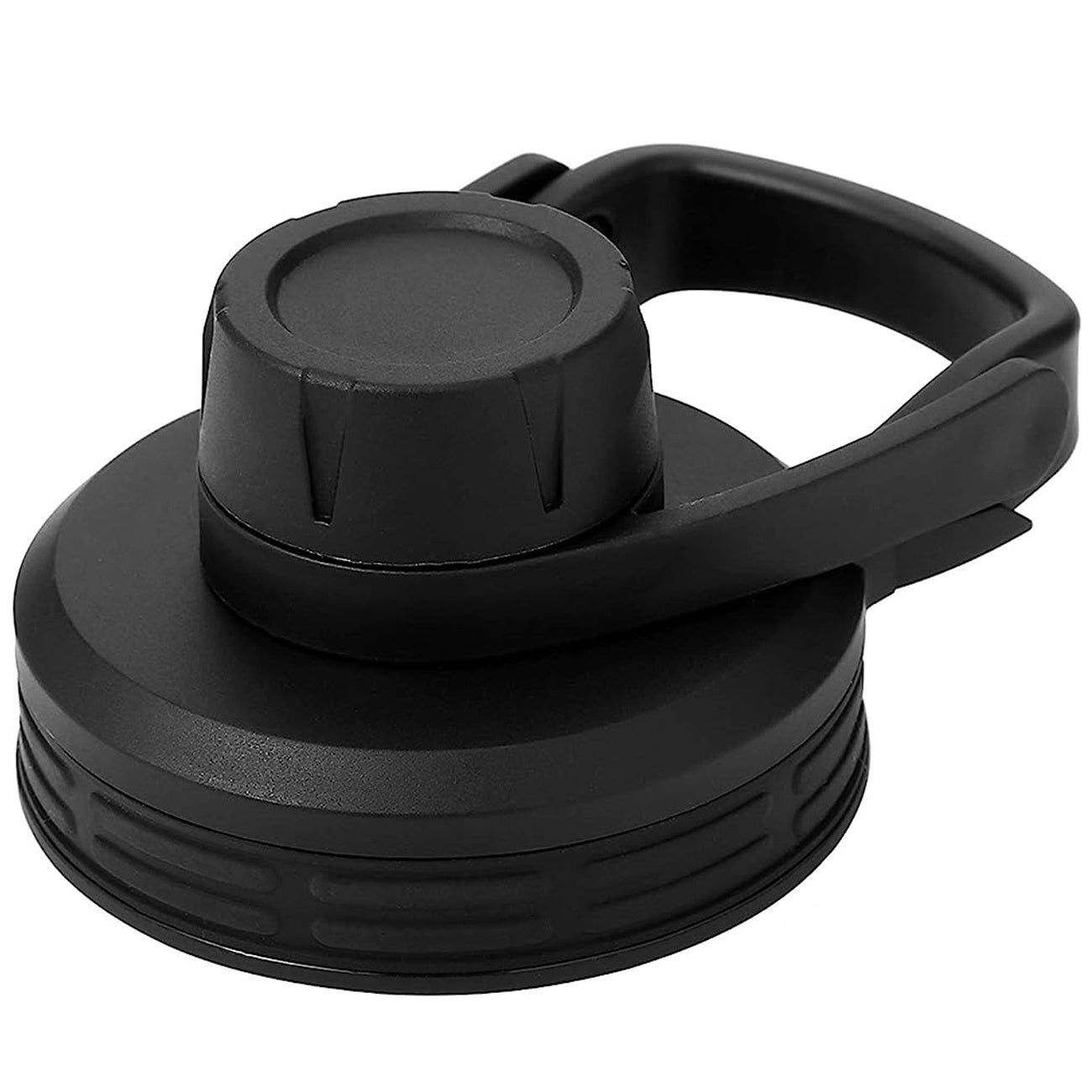 PP Cup Spout Lid for Wide Mouth Water Bottles - Reusable Replacement Cap