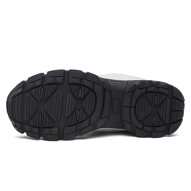 Women's Non slip Snow Boots Warm Lace Up Platform Winter High Tube Boots
