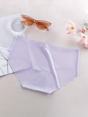 3pcs Seamless Stretchy Briefs Comfy & Breathable Intimates Panties