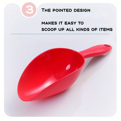 Plastic Shovel Food Bean Ice Sand Snow Shovel Home Kitchenware Camping Supply