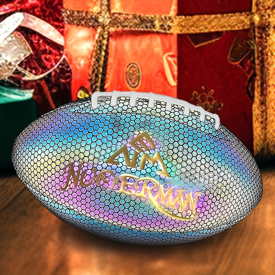 Colorful Honeycomb Reflective Ball for Rugby Training