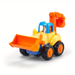 Friction Powered Car Push Car Tractor Bulldozer Dump Cement Mixer Toy