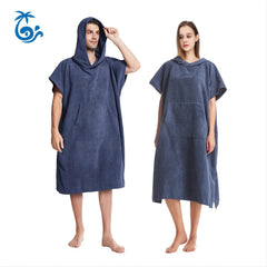 Quick Dry Changing Robe with Hoodie for Surfing