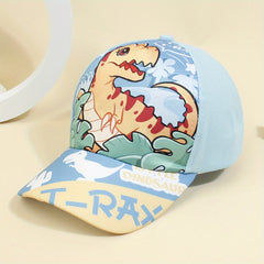 Kids Dinosaur Sports Baseball Cap Toddler Sunshade Cap Boys Girls