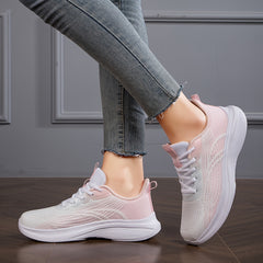 Women's Ombre Athletic Running Shoes Mesh Sneakers