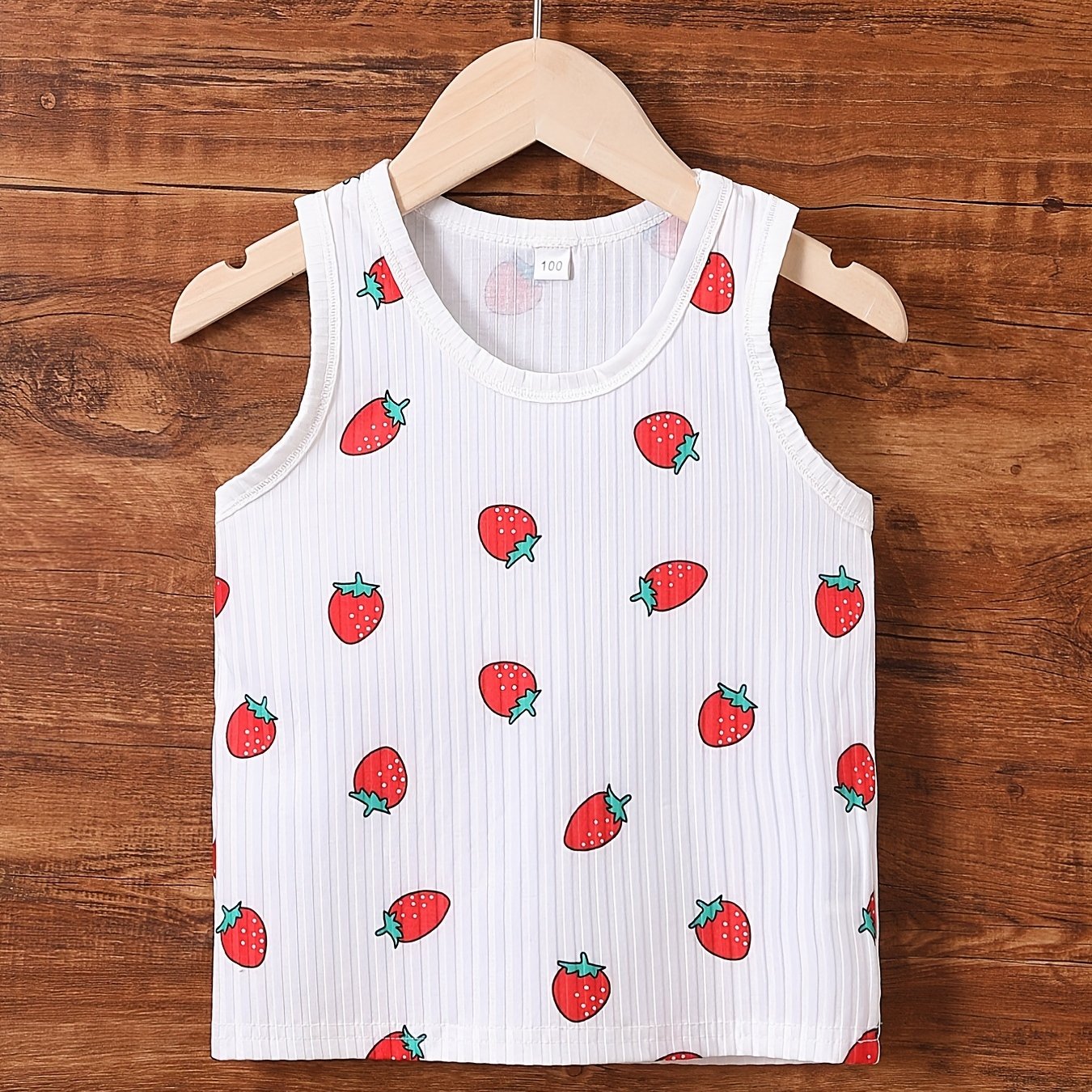 Baby Girls' Strawberry Print Tank Top