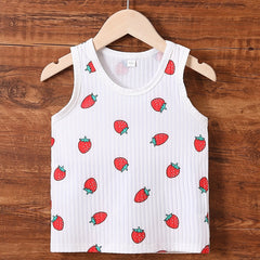 Baby Girls' Strawberry Print Tank Top