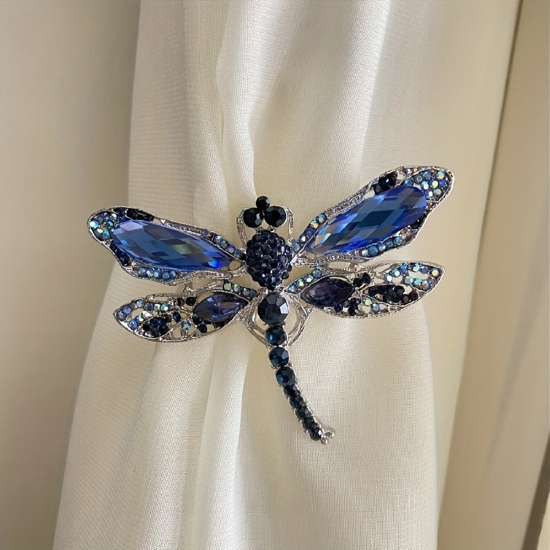 Crystal Vintage Dragonfly Brooches Insect Brooch Pins Coat Hat Suit Accessories
