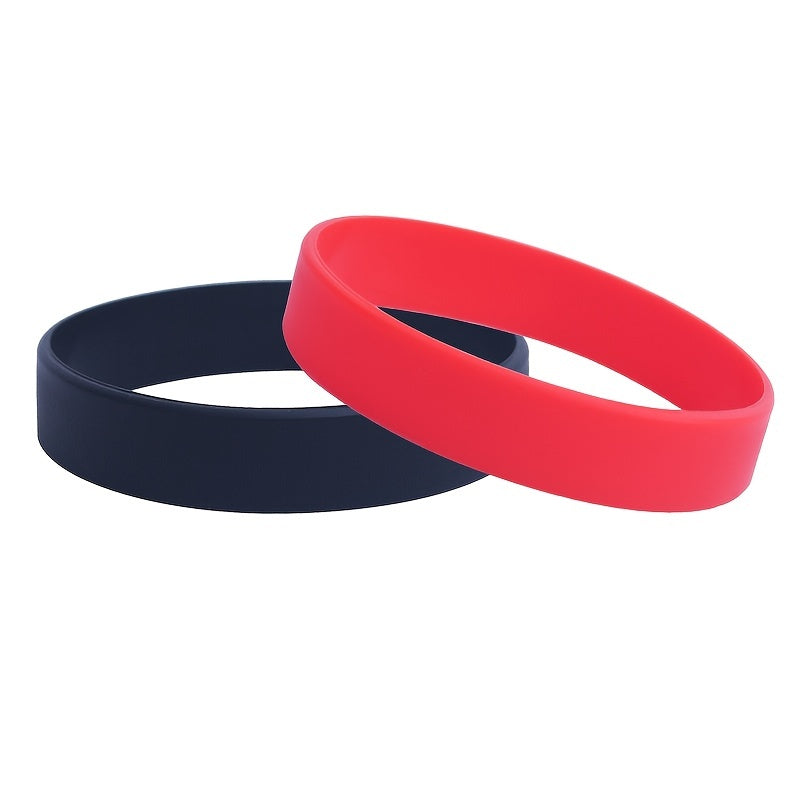 5 pcs Basketball Silicone Wristbands for Fans and Parties