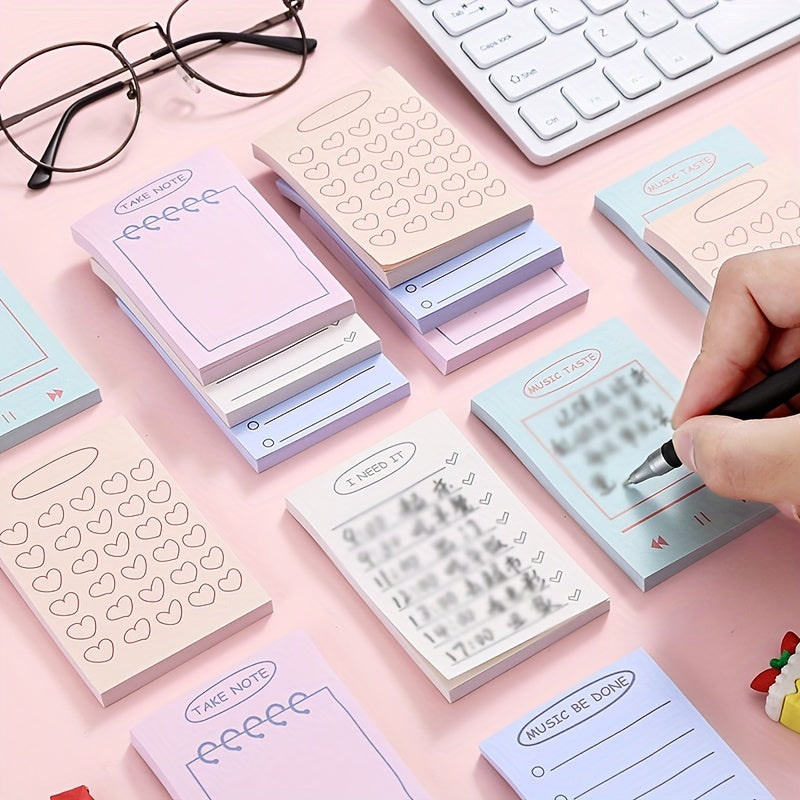 60 Cartoon Sticky Notes for Students