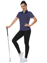 Women's Collared Golf Shirt Short Sleeve Polo