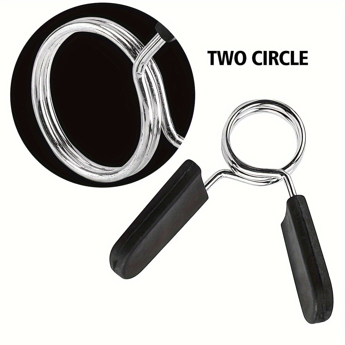 Barbell Clamps Spring Weight Clips Dumbbell Bar Clip
