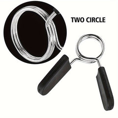 Barbell Clamps Spring Weight Clips Dumbbell Bar Clip