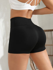 High Waist Yoga Shorts Soft Stretch Sports Fitness Wear