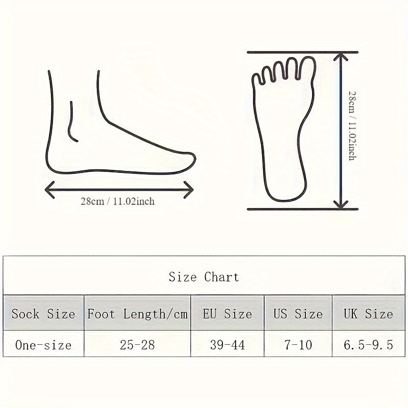 5 Pairs Winter Crew Socks Warm Thick Soft Vintage Socks Women & Men