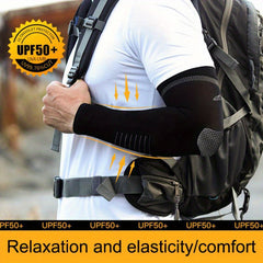 Ice Silk Sunscreen Arm Sleeves for Outdoor Sports
