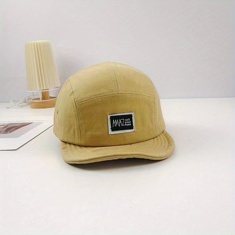 Unisex Breathable Baseball Cap With Letter Embroidery
