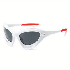 Y2K Shield Sunglasses Gradient Lens Glasses UV400