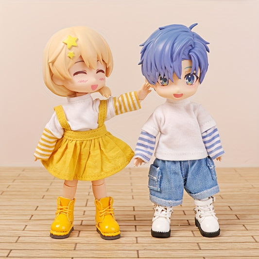1pc 1.77" Doll Hoodie & Baby Clothes DIY Dress