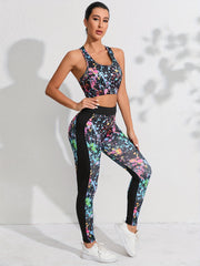 Graffiti Sports Tank Top & Leggings Set