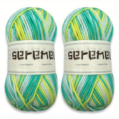 2pcs Yarn Ball 90g 260 Yds 5ply Acrylic Wool Crocheting Knitting