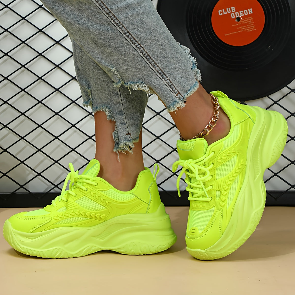 Breathable Chunky Sneakers Lightweight Running Shoes