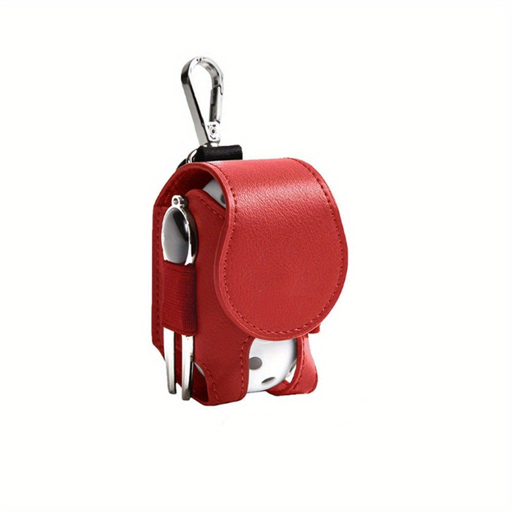 Outdoor Golf Ball Holder Bag with Metal Buckle