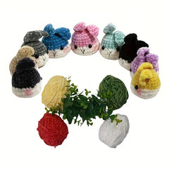 4pcs Christmas Chenille Yarns Hand Knitting 100 Polyester Material Yarn Ball