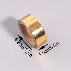 Bronzing Washi Tape Set for Journal DIY Decoration
