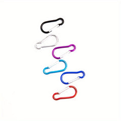 10pcs Locking Mini Carabiner Keychain Snap Hook Alloy Clip Backpack Belt