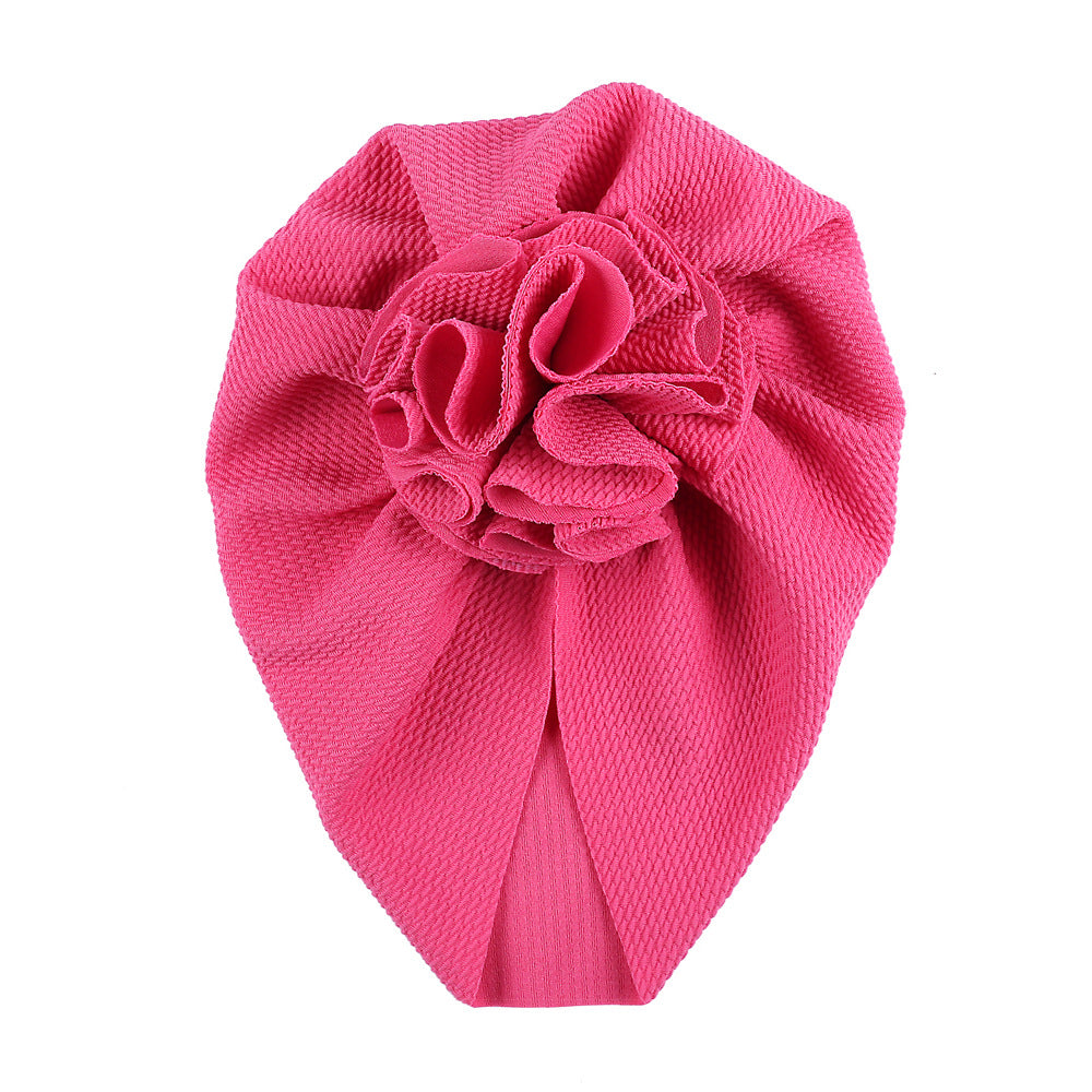 Newborn Flower Turban Hat Cap Beanie for Baby Boys and Girls
